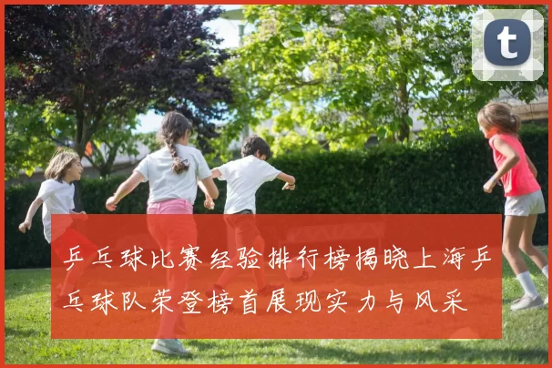 乒乓球比赛经验排行榜揭晓上海乒乓球队荣登榜首展现实力与风采