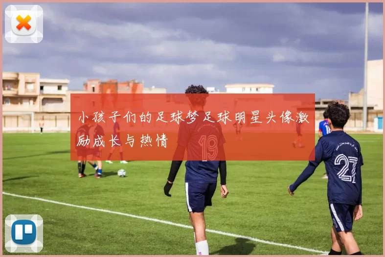 小孩子们的足球梦足球明星头像激励成长与热情