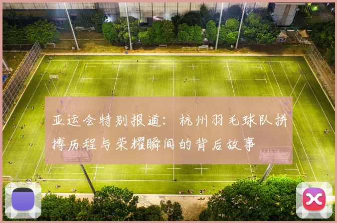 亚运会特别报道：杭州羽毛球队拼搏历程与荣耀瞬间的背后故事